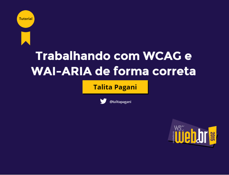 talitapagani's tweet image. Fazendo os últimos ajustes nos slides do meu workshop da #webbr2015! Ah, também darei uma palestra sobre CSS :)