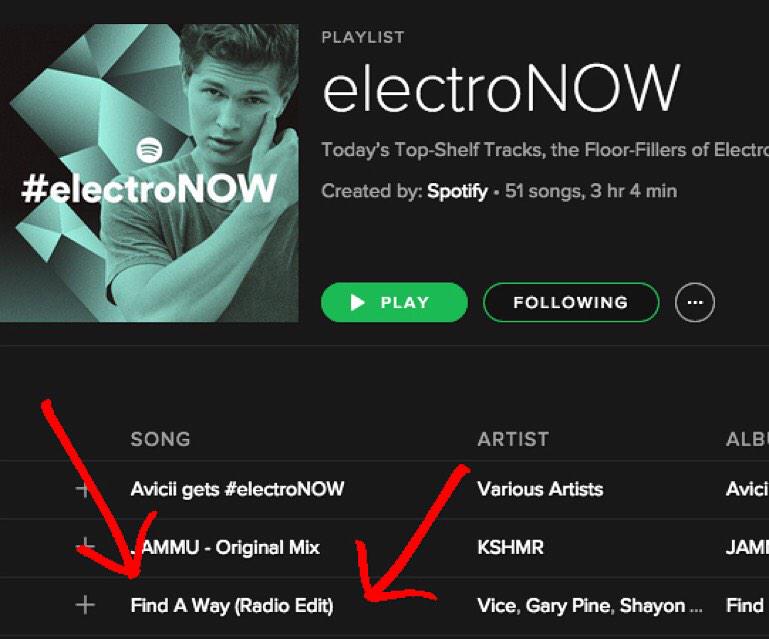 djvice's tweet photo. Find A Way still going strong πͺπ½ on the @Spotify charts!! ππ½ππ½ #ViceFindAWay #ElectroNow #Spotify http://t.co/l6orpxLb4V
