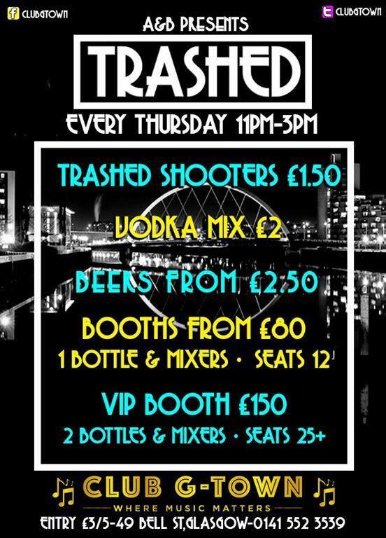 TrashedThurG's tweet photo. Why not kick off your September weekend early and party down at Trashed this Thursday?💃🏽😎 #LETSGETTRASHED http://t.co/P5TF4C0umW