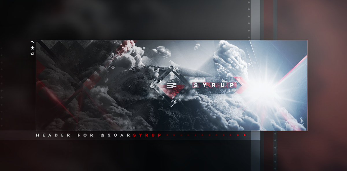 matthnrq's tweet image. Header for @SoaR_Syrup !
Feedback is greatly appreciated!