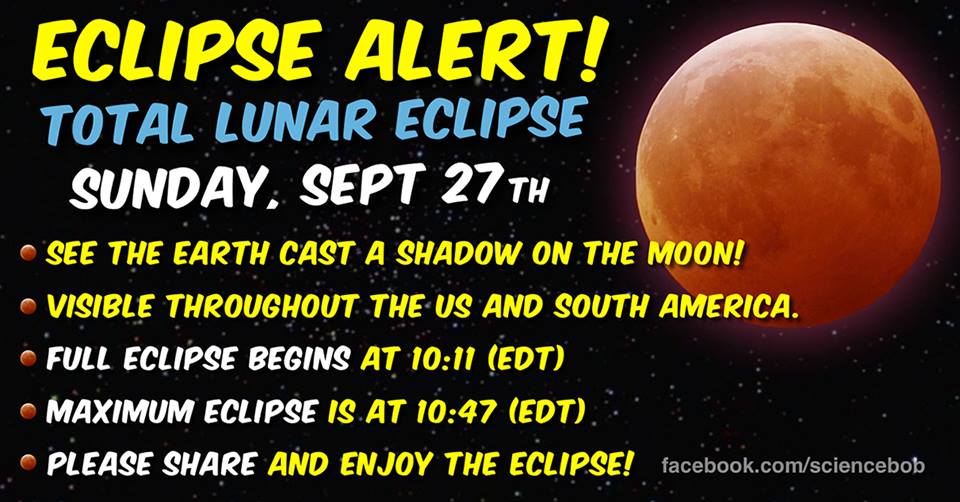 Mark your calendars! Thanks for sharing, <a href="/ScienceBob/">Bob Pflugfelder</a>!
