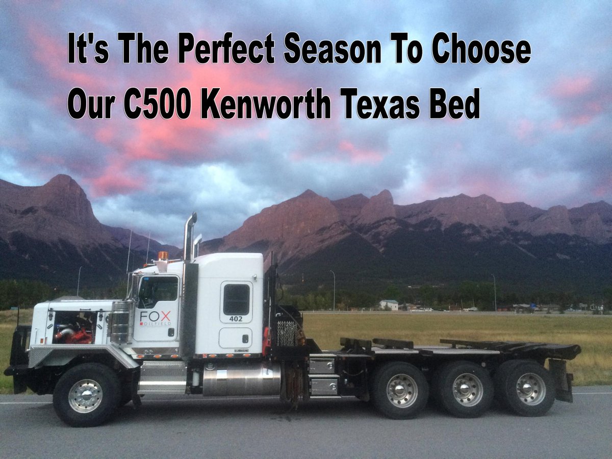 FoxOilfieldInc's tweet photo. Find Out Why It's The Perfect Season To Choose Our C500 Kenworth Texas Bed http://t.co/Gj0dg5yaFT http://t.co/4fIl6ImjAc