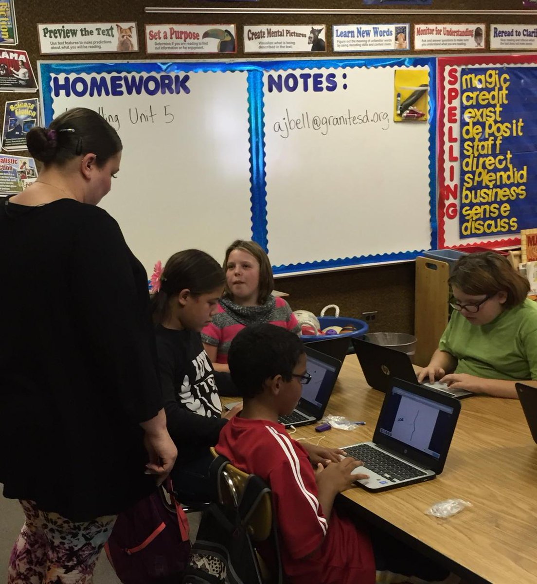 randysfox's tweet image. Nearpod @HunterElem with Ms Bell&apos;s class. #EdTechGSD