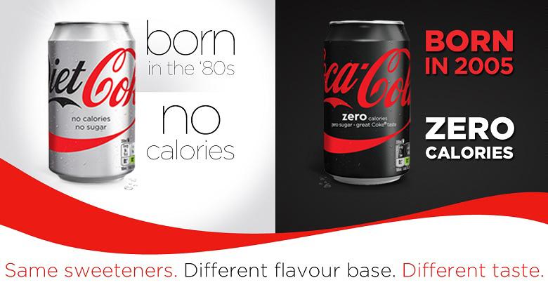 Coca-Cola GB på "So just what is the difference between Diet Coke and Coke Zero... http://t.co/NdXViB7bFc http://t.co/1q8EIN9Ye8" / Twitter