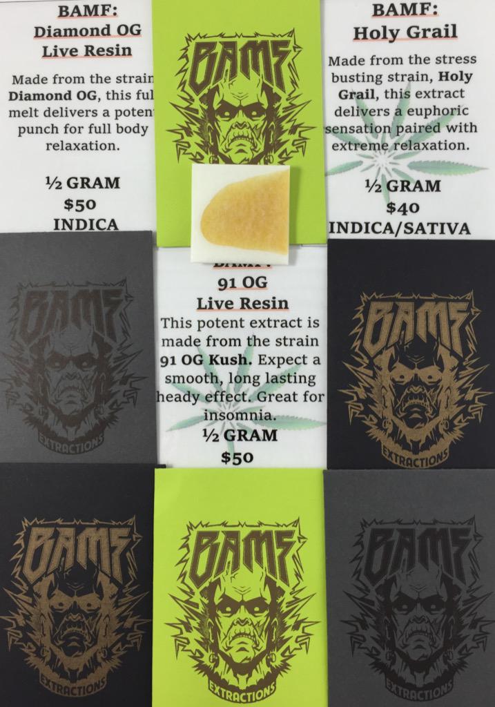 BAMF Extractions are back in stock. <a href="/OrganiCann1/">Organicann</a> @bamf_extractions <a href="/naturalcannabis/">Natural Cannabis</a> #naturalcannabis #dab #215 #710