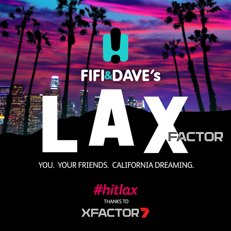 thefox1019's tweet photo. You + 3 besties in LA. Watch @thexfactor_au 7:30 tonight on @channel7 for your codeword to win. #LAXFactor http://t.co/kQRFP75vXP