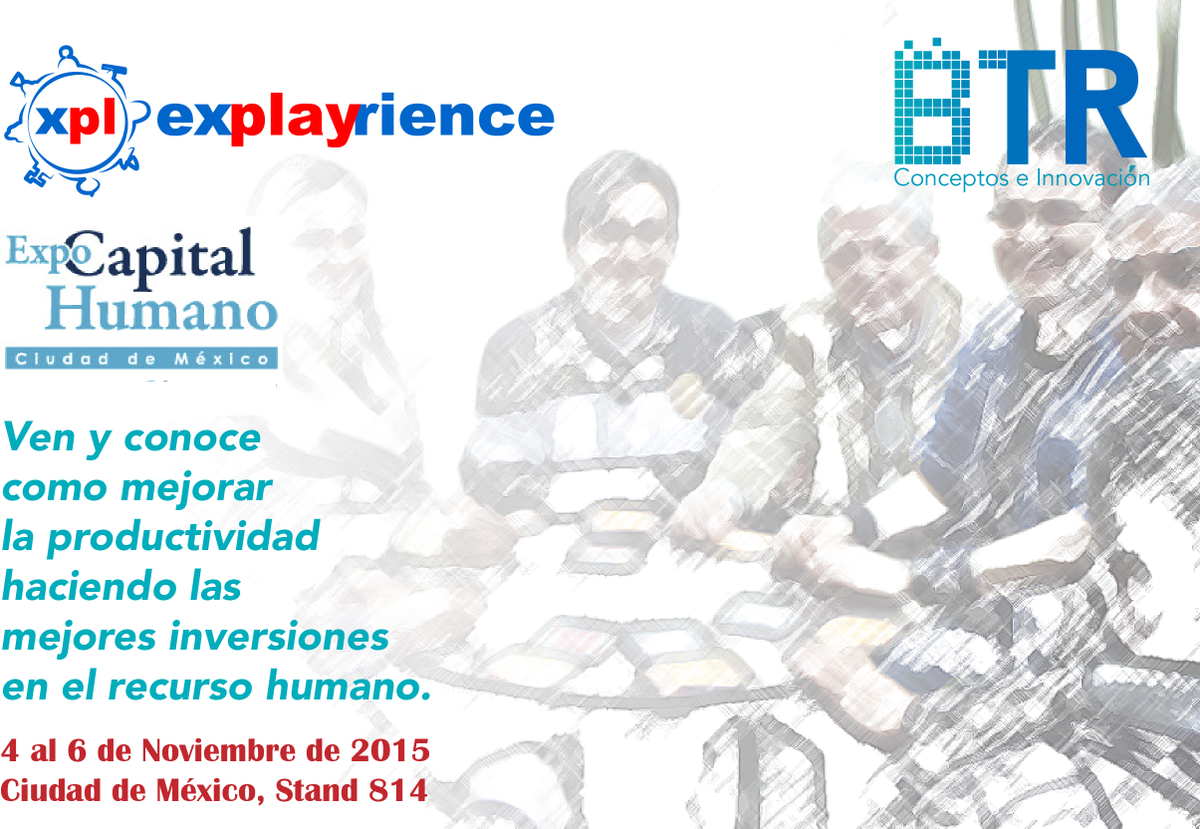 Explayrience's tweet photo. Explayrience presente en Expo Capital Humano en México de 4 al 6 de Noviembre, stand 814. Los esperamos #Mexico http://t.co/OW84gGzpmm