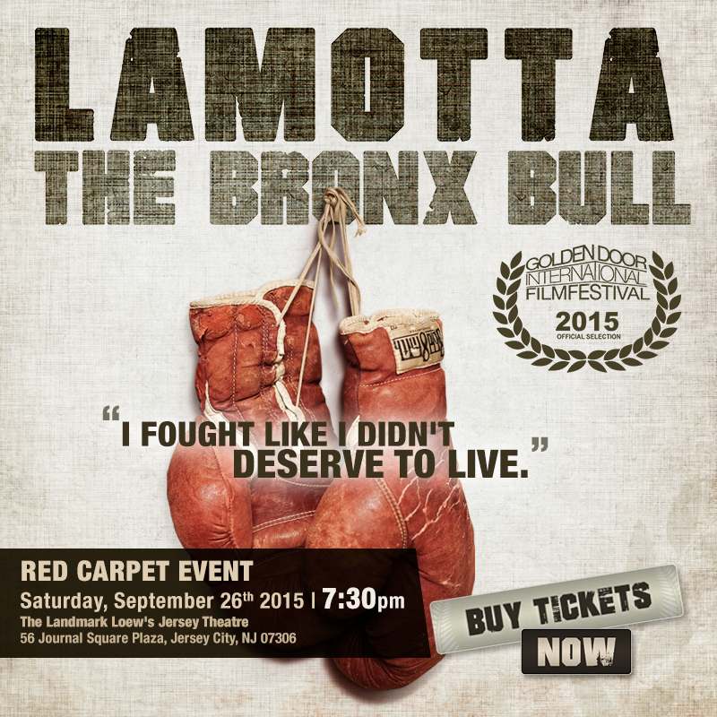 BronxBullFilm's tweet photo. Tomorrow's the night! Purchase your tickets to see @BronxBullFilm at the @GoldenDoorFest http://t.co/F3oISOwpzL http://t.co/rjU5eb3zAN