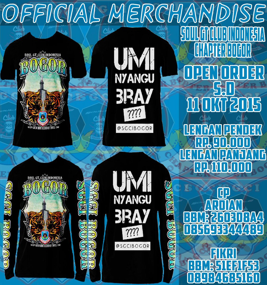 Pre Order Official Merchandise SGCI Bogor@YVCIBogor <a href="/YVCI_Depok/">YVCI Depok Chapter</a> <a href="/YVCIndonesia/">Yamaha Vixion Club</a> <a href="/YVCIBekasi/">YVCI Bekasi Official</a> <a href="/YVCIJakarta/">YVCI Jakarta Chapter</a> <a href="/YVCIBK/">YVCI CHAPTER BEKASI</a>