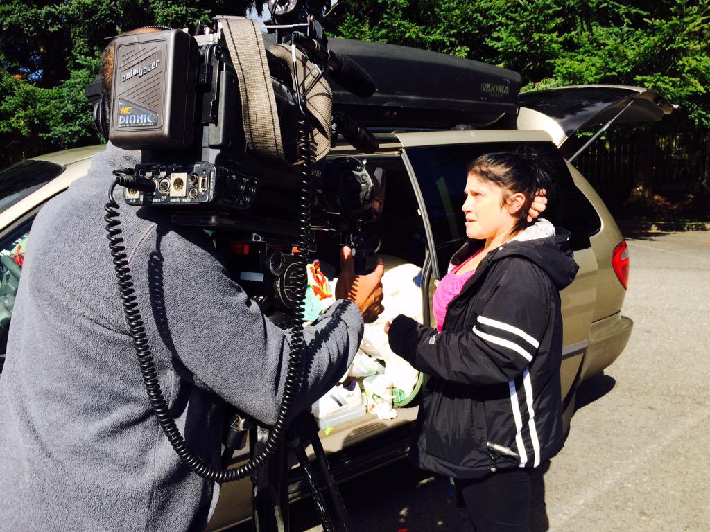 This mother is living in her vehicle. She shares her story of homelessness at 6 tonight <a href="/KIRO7Seattle/">KIRO 7</a>