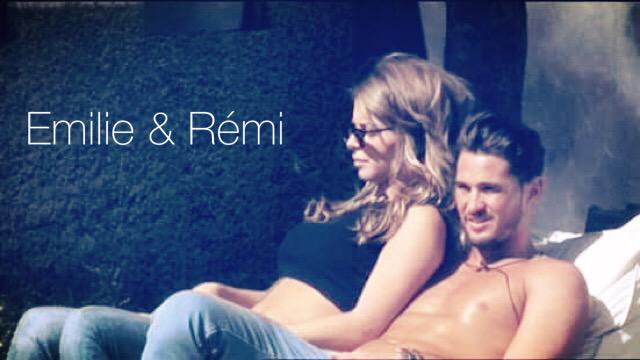 Emilie et Rémi 😍😍😍😍💙💚💖💎👑 #Rémilie ❤️👑