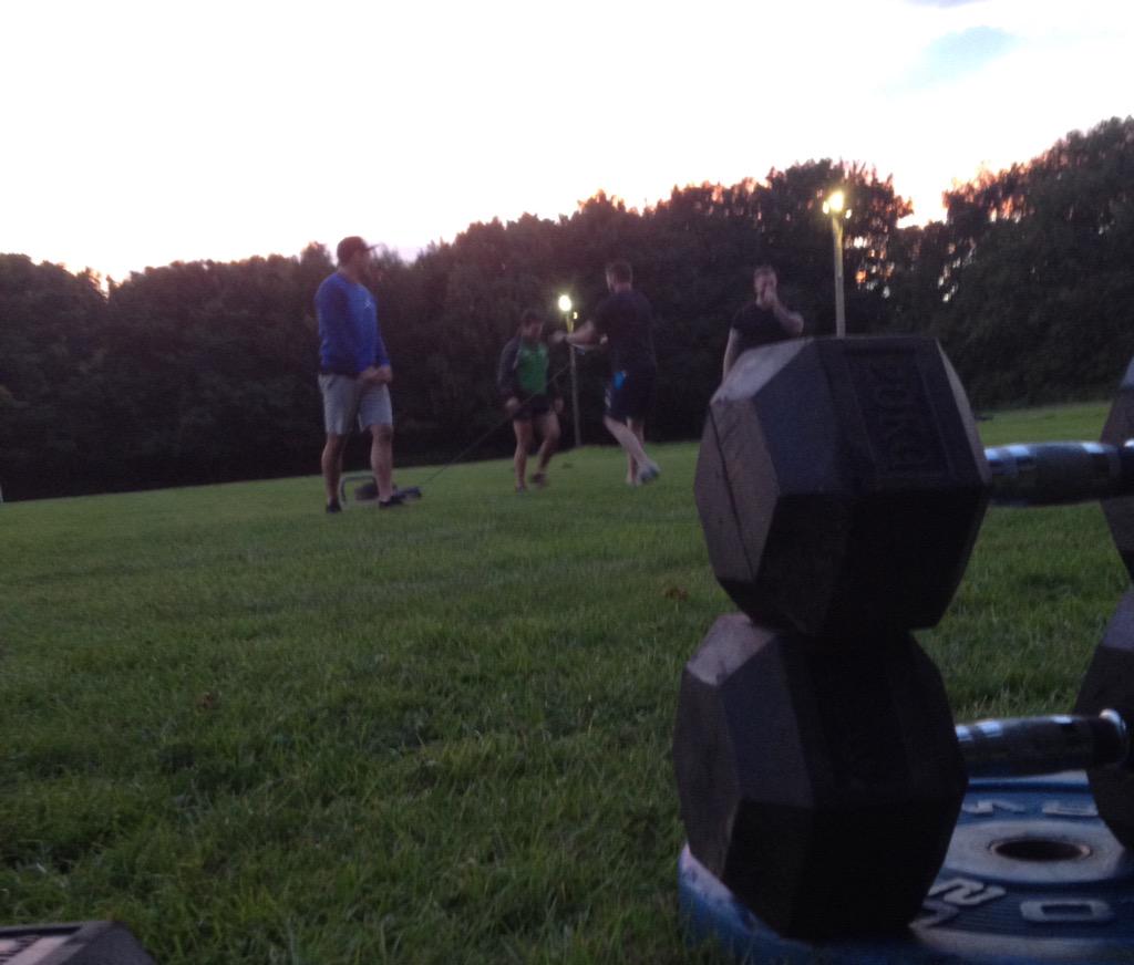 MCT_fit's tweet photo. A mighty Muscularly Hypertrophic session by both the boys and girls tonight. 100kg sled drag. 😈 http://t.co/EINjiEp4Z4
