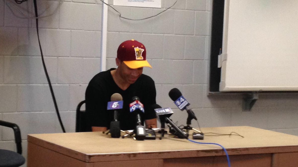Marcus_R_Fuller's tweet photo. Amir is a Gopher http://t.co/VI0eURzTL8