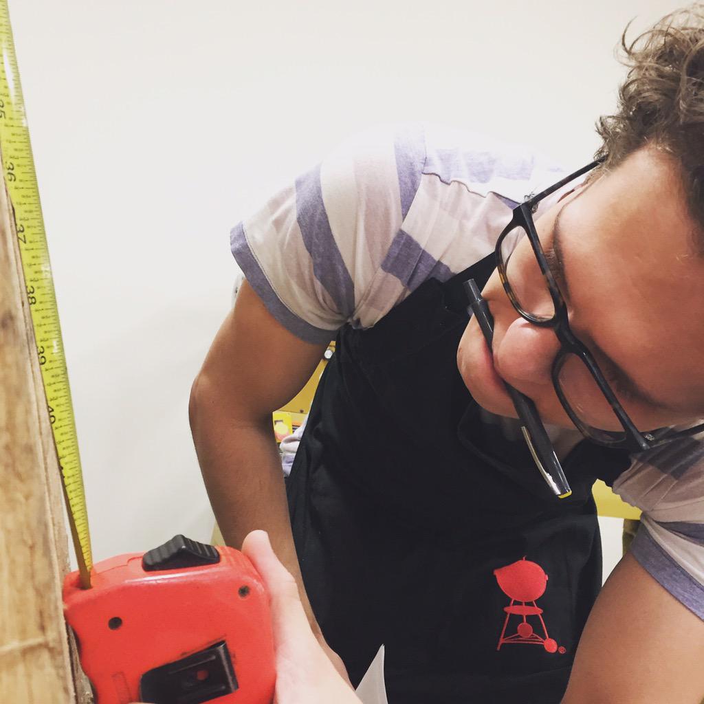 jmu_id's tweet image. #jmuid getting started on measurements and cuts for our toolboxes! @JeffreyThelin @Sean_Rhodes8995