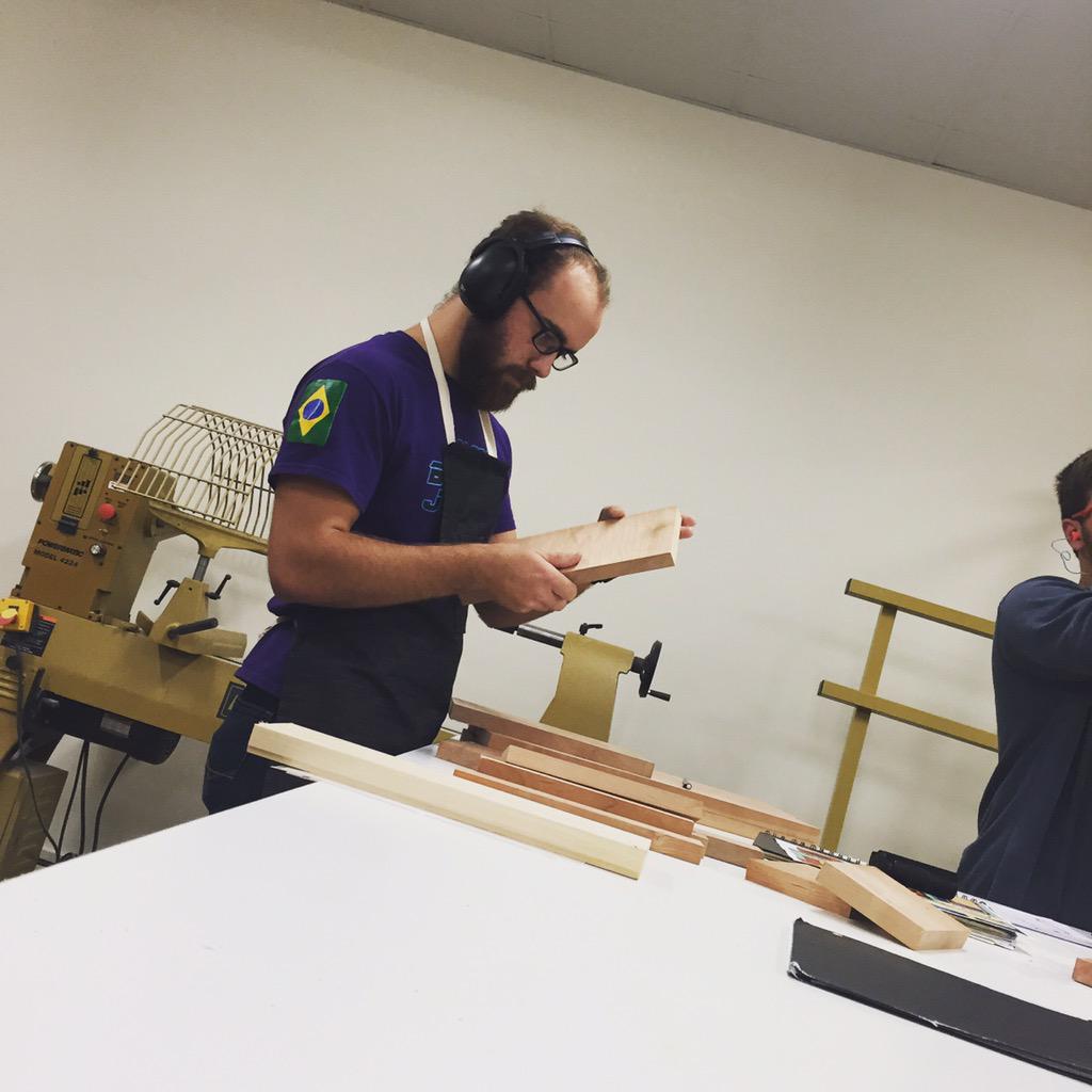 jmu_id's tweet image. #jmuid getting started on measurements and cuts for our toolboxes! @JeffreyThelin @Sean_Rhodes8995