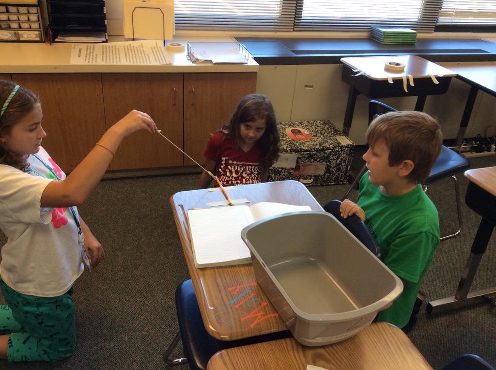 MrsHoristUMAC's tweet photo. Scientists conducting their first investigation today! #pendulums #standardsystems #UMACLearns http://t.co/ruxNn4nSx4