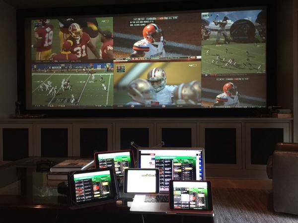 NathanDGregory's tweet image. @dariusrucker has a serious setup for watching football. #notmessinaround #NFL #football