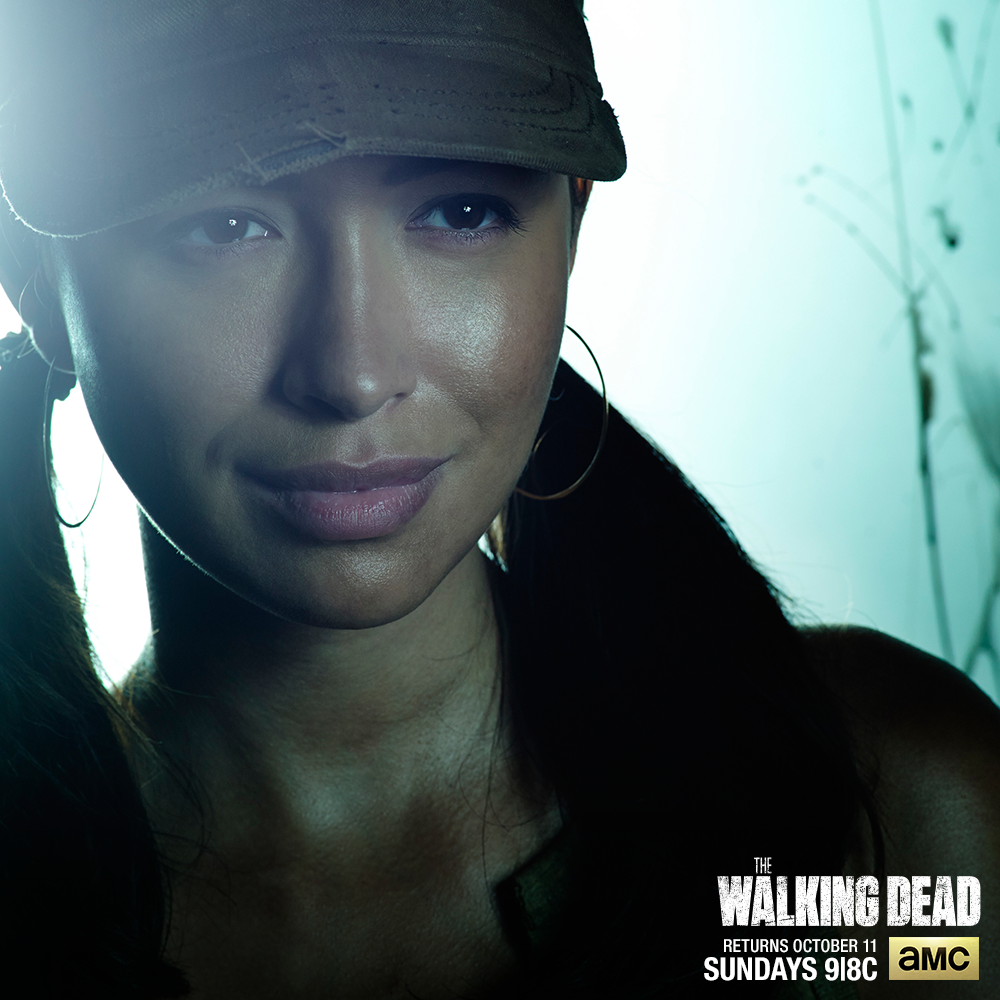 WalkingDead_AMC's tweet photo. #GREATM would only be GEATM without Rosita. Happy Birthday @cserratos! #TheWalkingDead http://t.co/tAg9Tq9Jqc