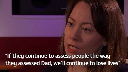 itvnews's tweet image. Daughter of mentally ill man who took his own life after "fit for work" ruling attacks system itv.com/news/2015-09-2…