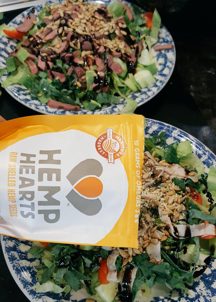 TDHAUGEN's tweet photo. @manitobaharvest Flavorful & healthy finishing touch! Thanks for being a sponsor #IFBC2015 http://t.co/nz9maeVvd8