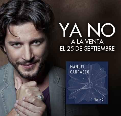 manuelcarrasco_'s tweet photo. Gracias tb por todo lo bonito que me habéis dicho con #YANO. Este viernes 25 ya estará a la venta #singleYaNo http://t.co/DQ9XbgwYu7