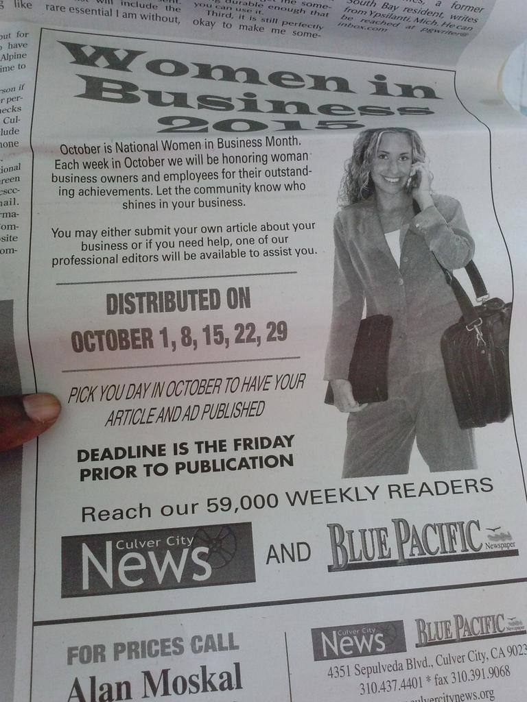 nasstiness's tweet photo. #BluePacificNews #CulverCityNews National Women in Business in #October and no one #proofreads? #AskTrump #Ad http://t.co/V73BWOsMfa