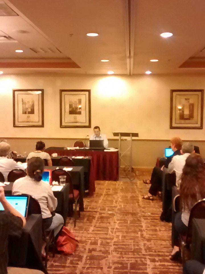 Kirk demonstrating the contractor app