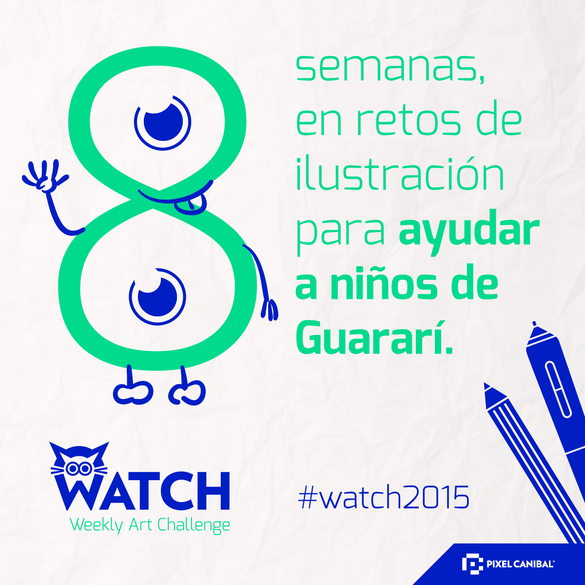 pixelcanibal's tweet photo. Queremos compartirles este nuevo proyecto con enfoque social. Pronto anunciaremos el reto de esta semana. #watch2015 http://t.co/WcENeRKRJM
