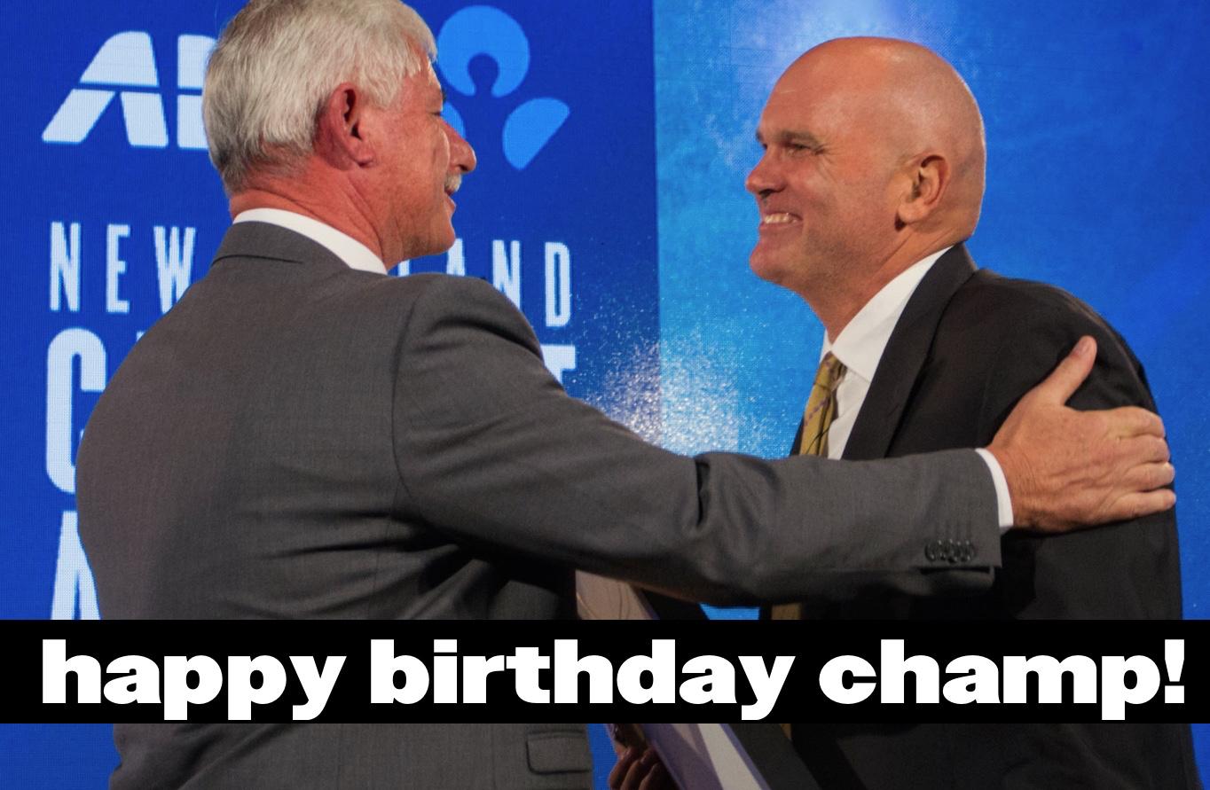 Wishing a very happy birthday to Martin Crowe, love from all of us! 