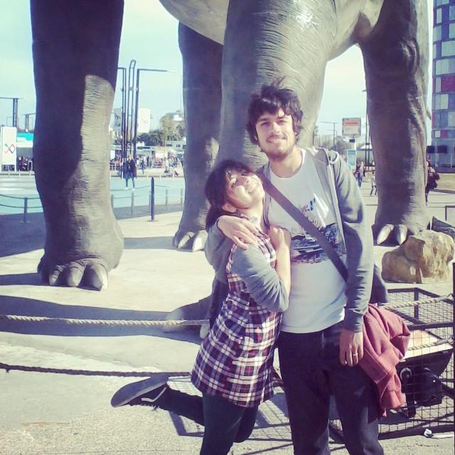 Idomosh's tweet photo. #BF + #Dinosaur = :D #MathsBitch http://t.co/Cdtbod4KaV http://t.co/7DEwXHiAZ4