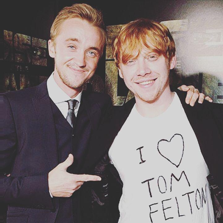 Happy Birthday Tom Felton I love you more than Rupert Grint     