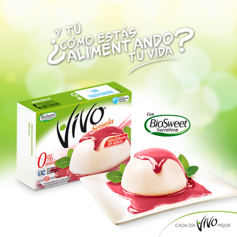 Disfruta los postres más ricos con #VIVO <3
¡La semola berries es exquisita y 0% azúcar!
#CadaDíaVivoMejor