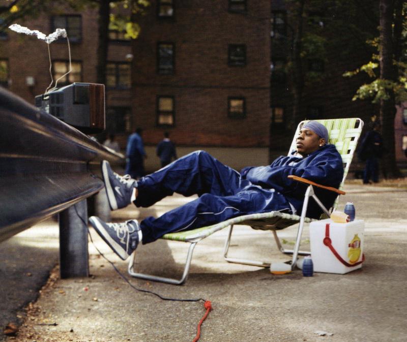 DailyRapPics's tweet photo. Jay Z, Marcy Projects. http://t.co/f54bdgefFA