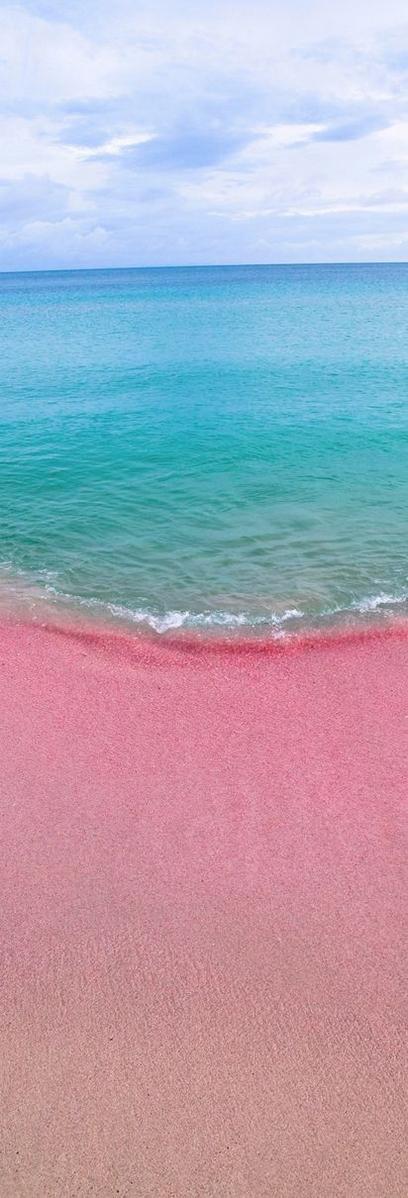 _Paisajes_'s tweet photo. Las arenas rosadas en North Beach,  Barbuda nos regala un contraste precioso. http://t.co/e2LymAsBin