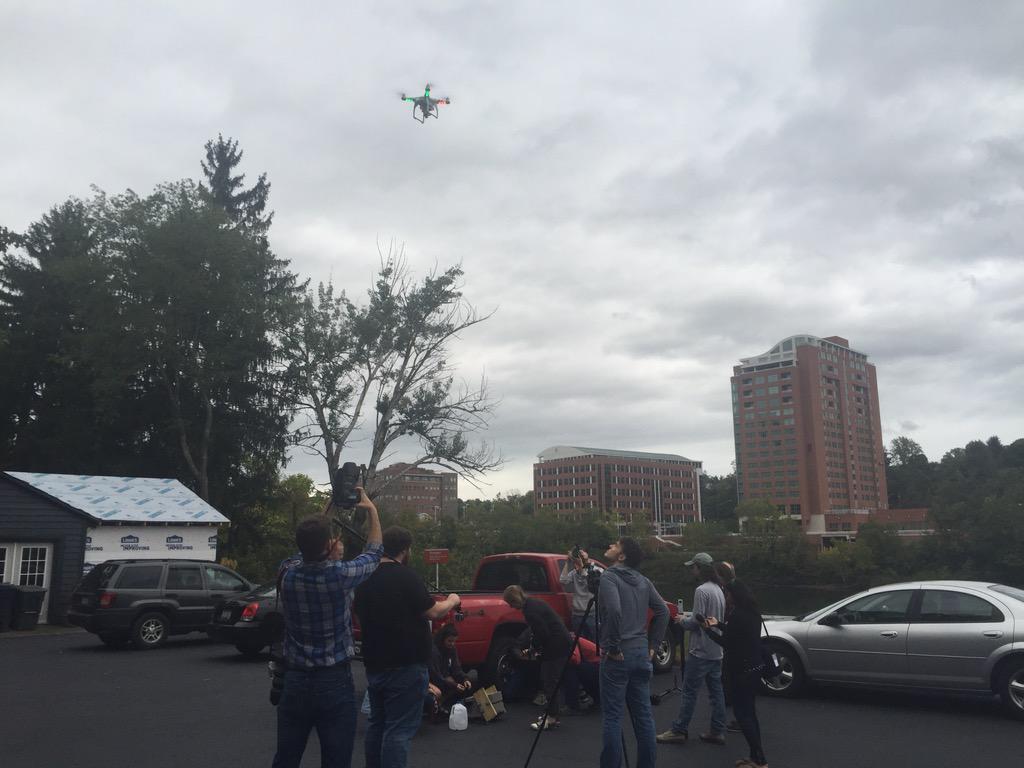 davemistich's tweet image. .@wvumediacollege&apos;s #wvustreamlab isn&apos;t just sensors anymore. Now, there&apos;s a drone involved.