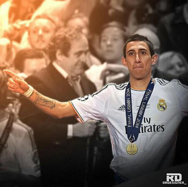 mateusplay2's tweet photo. "Si marco al Real Madrid no lo celebraré. Todo lo que logré con ese equipo sigue en mi corazón".

~ Di María #Respect http://t.co/HQE0SiEeEJ