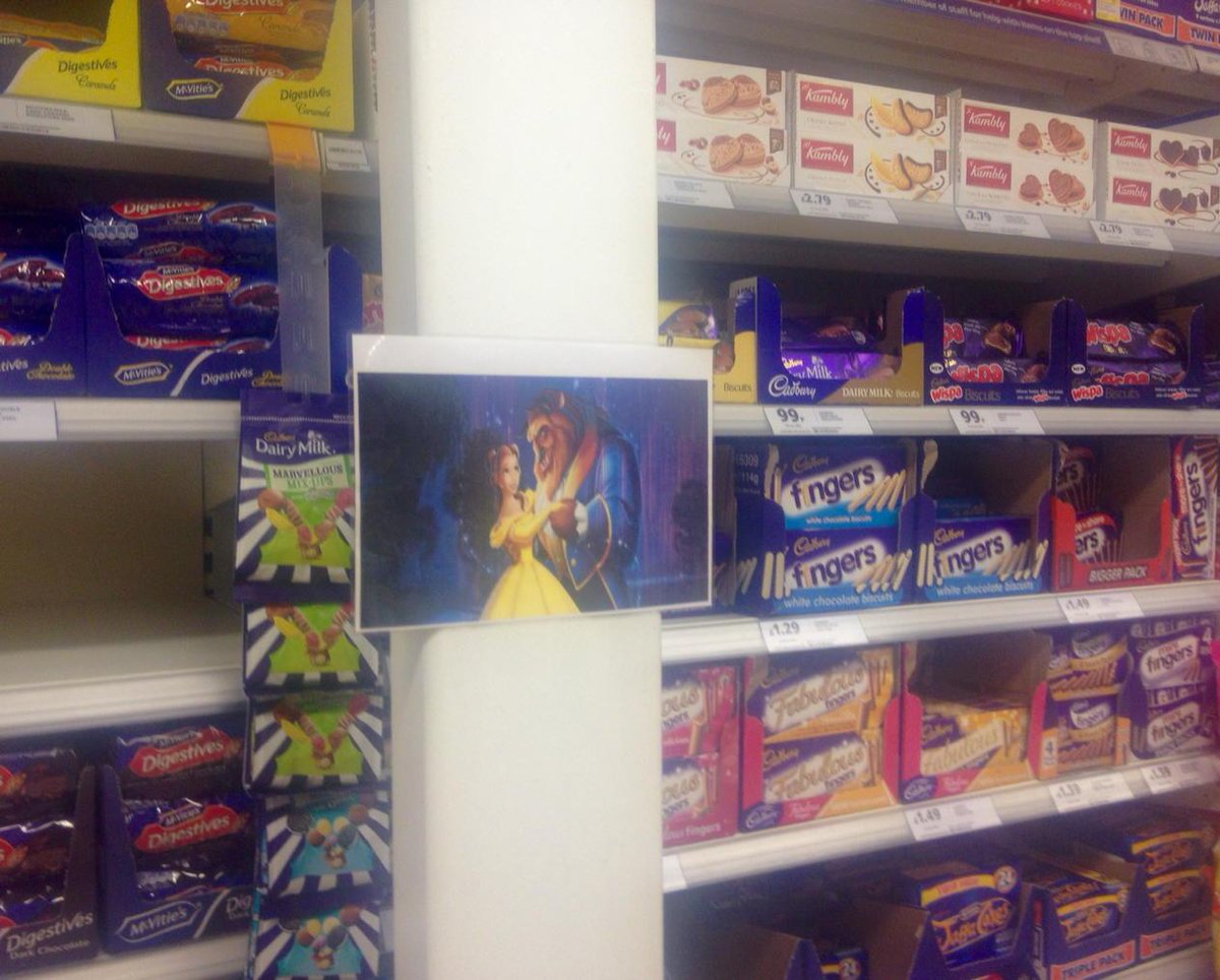 beauty and the beast toys tesco