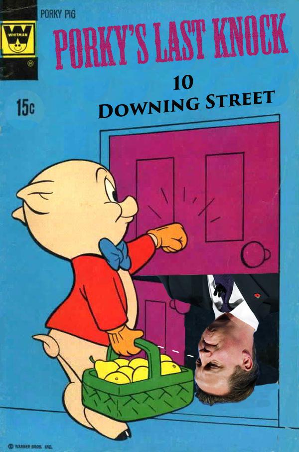 GhostTown_Band's tweet photo. Porky's last knock #Piggate #Hameron #Cameronspig #Davidcameron #Pig http://t.co/i37SvJrGKS