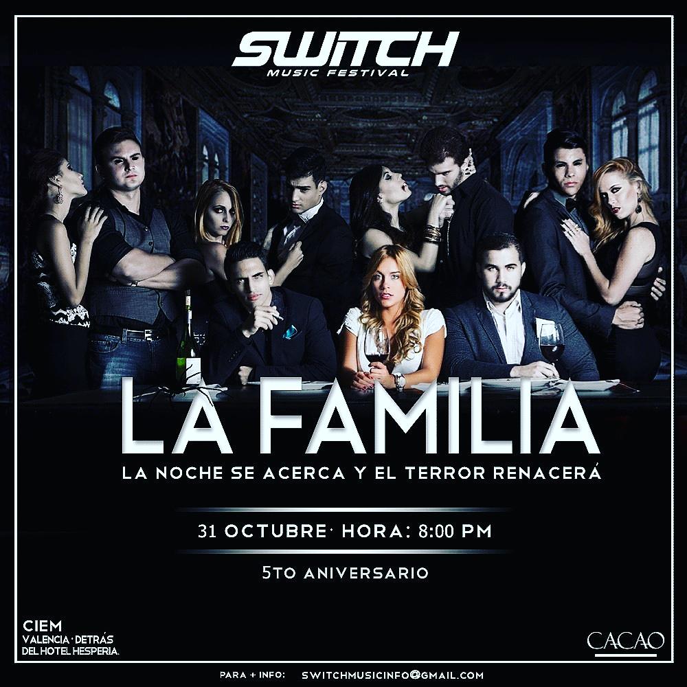 5To Aniversario de la #SwitchMusicFestival #LAFAMILIA Venezuela @@@@@ 31 D' Octubre
Valencia...CACAO <a href="/switchfestival/">スイッチ</a>