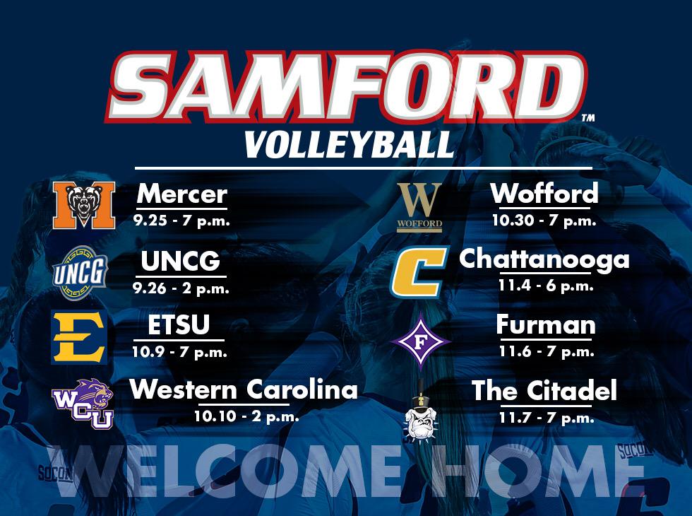 Samford Volleyball (@samfordvb) on Twitter photo We're coming HOME!! <a href="/SamfordVB/">Samford Volleyball</a> opens the 2015 home schedule against Mercer on Sept. 25, at 7 pm #ComeJoinUs We're coming HOME!! <a href="/SamfordVB/">Samford Volleyball</a> opens the 2015 home schedule against Mercer on Sept. 25, at 7 pm #ComeJoinUs