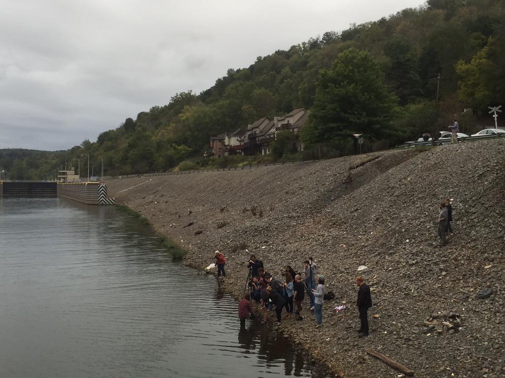 hunterguire's tweet image. the launch. #wvustreamlab