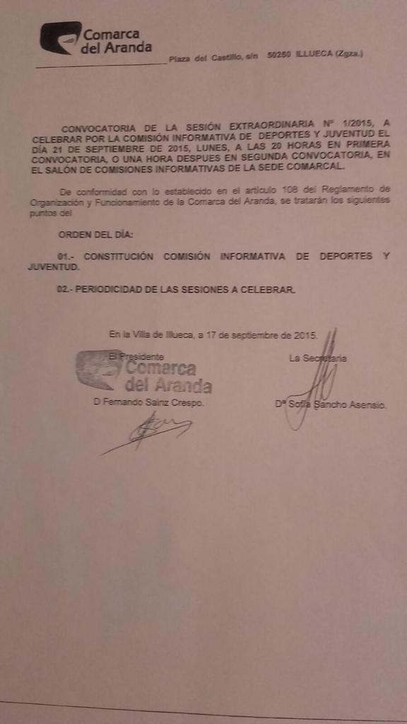ChobentuAranda's tweet photo. Comienza el nuevo curso político en nuestra comarca. @sainzbrea estrena cargo en su comisión de juventud y deportes. http://t.co/qo3TkhbnZw