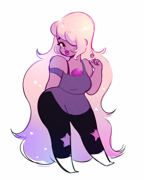 vickisigh's tweet photo. I've been thinking about Amethyst a lot recently! I love her! #stevenuniverse http://t.co/k1En1uTZaX