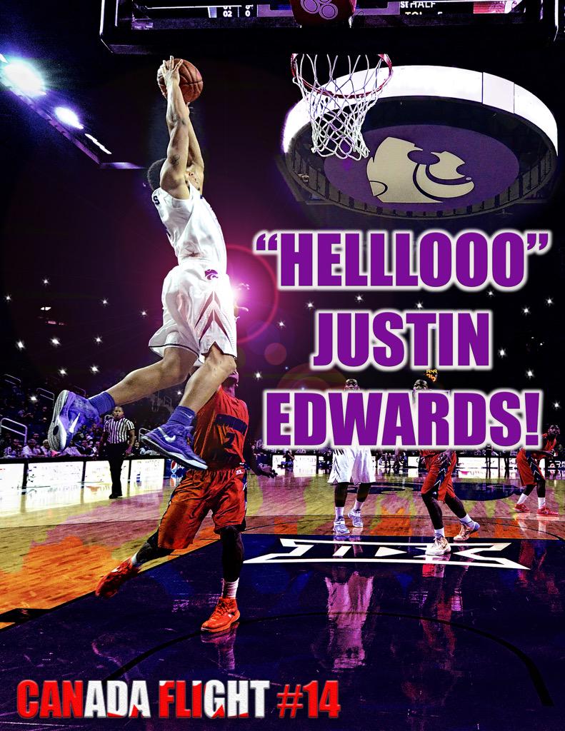 'Helllooo Justin Edwards!' We are ready for @CatvoiceWyatt to have more calls like that in 2015-2016! @Justedwards14