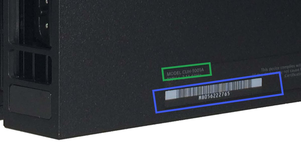 ps4 serial number ps4 serial number