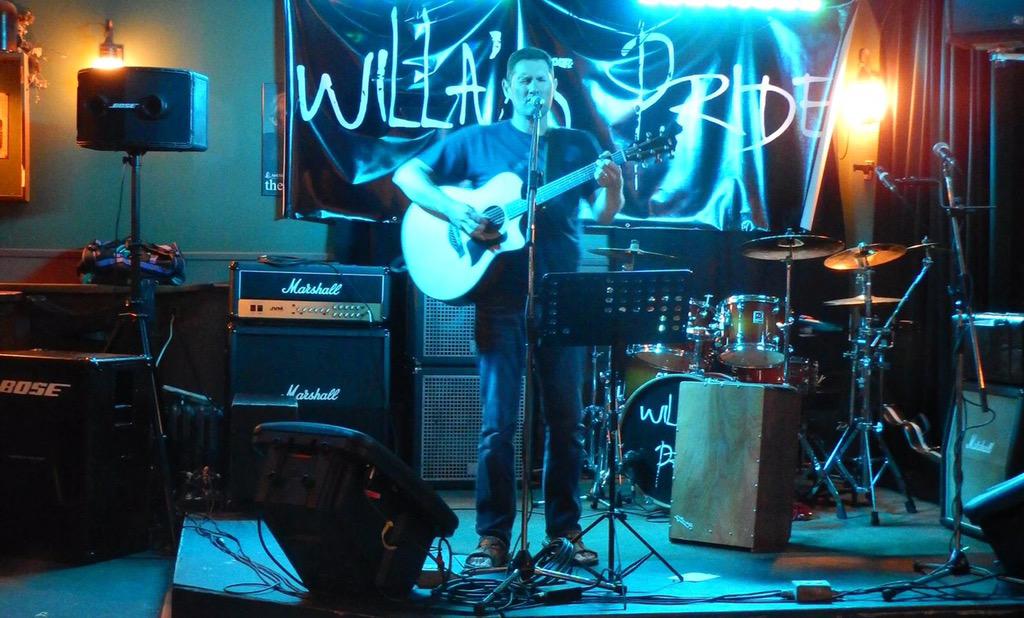 This past Saturday night at the "Fight Like A Girl" benefit jam.