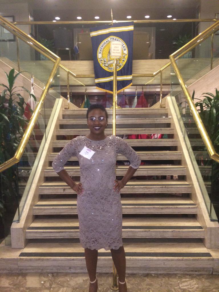 mizzeman's tweet image. National Press Club in DC at the Million Women Mentors Summit and Gala #vcuglobalhealth #WomenInSTEM #mwmsummit2015
