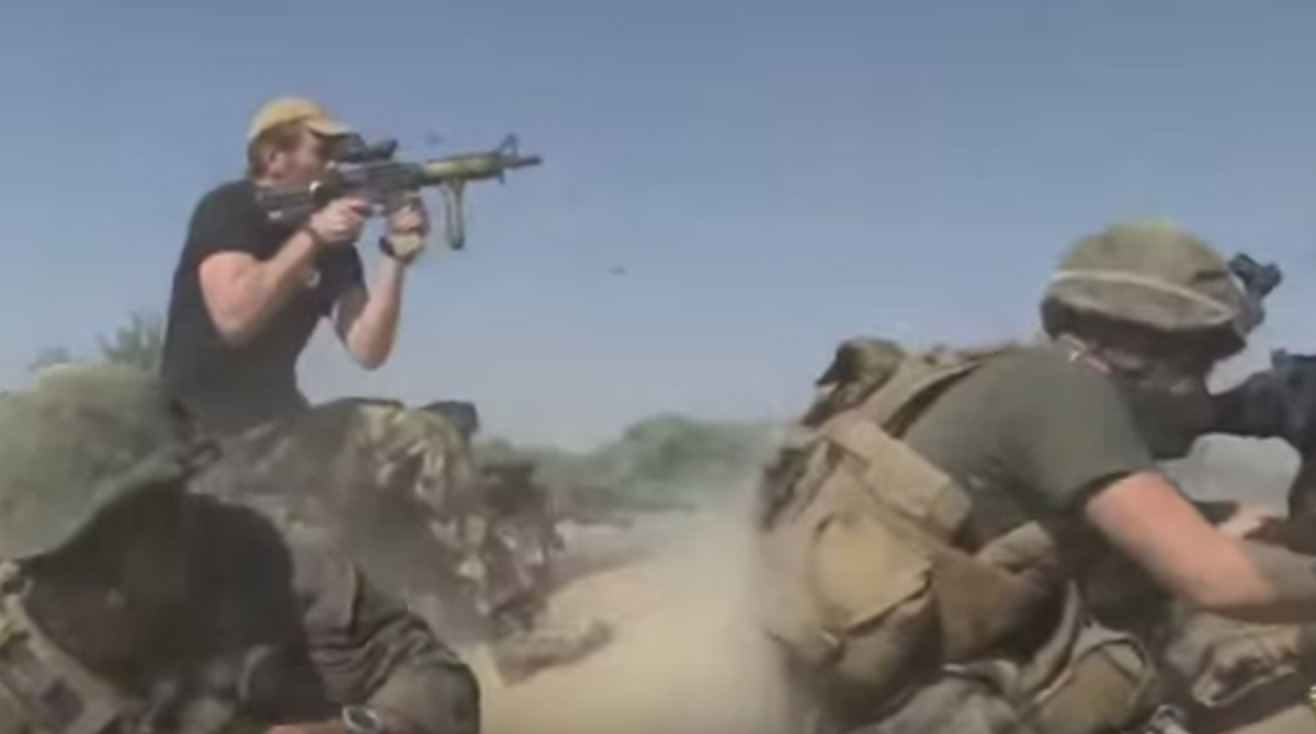 totalfratmove's tweet photo. British Soldier Single-Handedly Kills 6 Jihadis With Automatic Shotgun, Repels ISIS Ambush: http://t.co/T90MqkQ3Hu http://t.co/GofFoJZckg