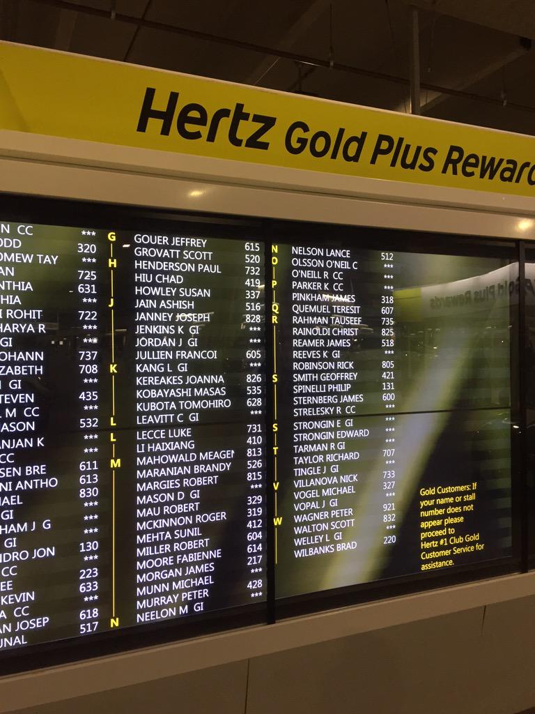 chadnico's tweet photo. Welcomed by incredible #efficiency by @Hertz #boston.. Then the longest exit wait line ever.. #catchinguponemails http://t.co/xTYq2AmPBK