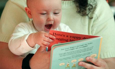 MGoverness's tweet photo. #MGTip: Reading helps your baby's brain development. Make it a routine &amp; choose books w/ rhymes &amp; repetition! http://t.co/wVVzoFt4pO